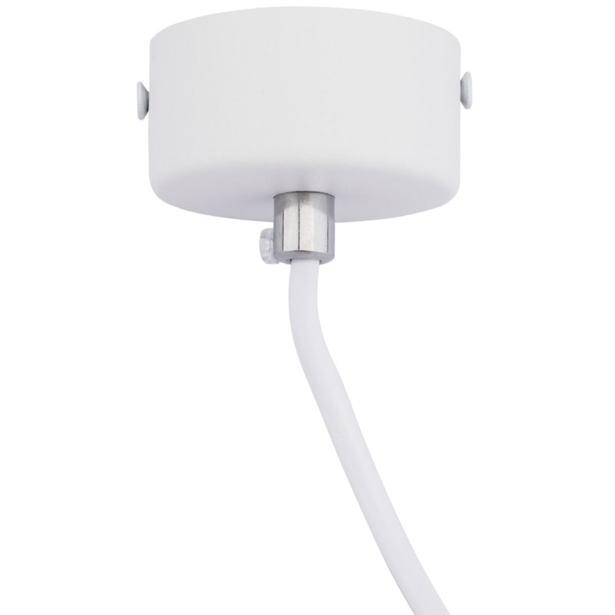 Luster na sajli KARADON 1xGU10/30W/230V 29 cm bela