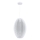 Luster na sajli KAREI 1xE27/20W/230V pr. 30 cm bela