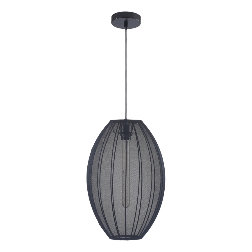 Luster na sajli KAREI 1xE27/20W/230V pr. 30 cm crno