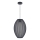 Luster na sajli KAREI 1xE27/20W/230V pr. 30 cm crno