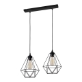 Luster na sajli KARO 2xE27/15W/230V