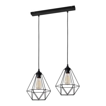 Luster na sajli KARO 2xE27/15W/230V