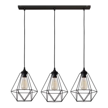 Luster na sajli KARO 3xE27/15W/230V