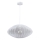 Luster na sajli KINU 1xE27/20W/230V pr. 50 cm bela