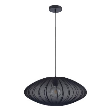 Luster na sajli KINU 1xE27/20W/230V pr. 50 cm crno