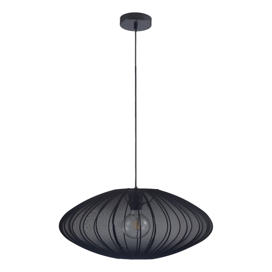 Luster na sajli KINU 1xE27/20W/230V pr. 50 cm crno