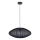 Luster na sajli KINU 1xE27/20W/230V pr. 50 cm crno