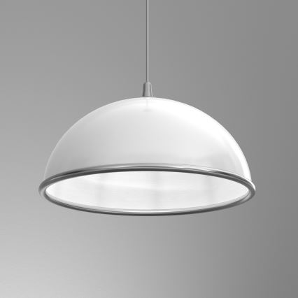 Luster na sajli KITCHEN 1xE27/15W/230V bela/sjajni krom
