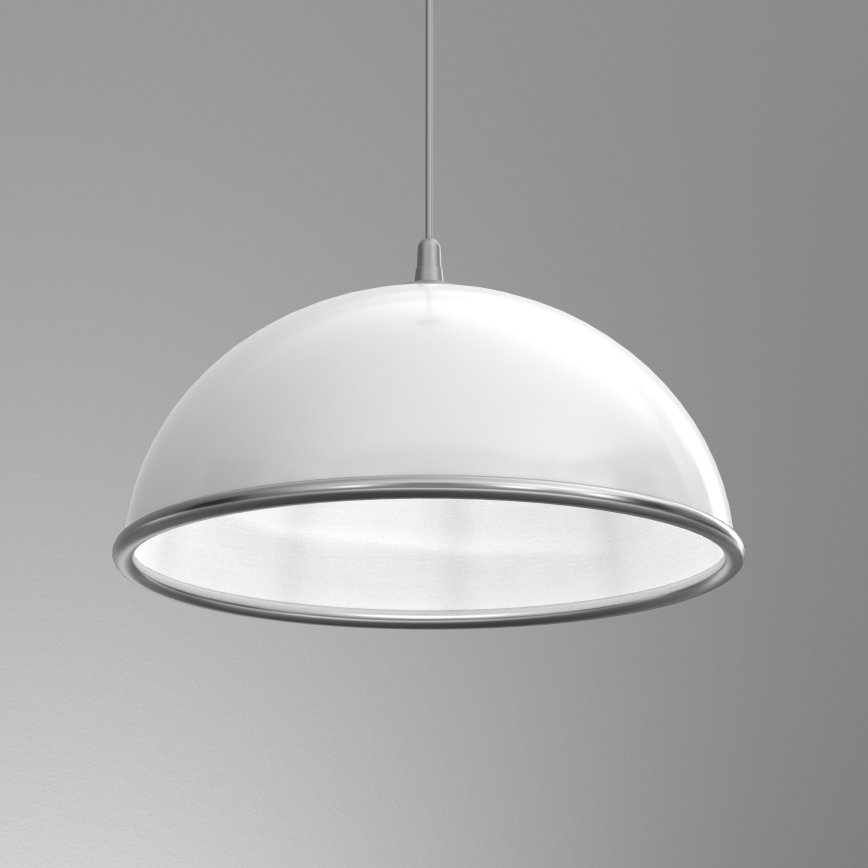 Luster na sajli KITCHEN 1xE27/15W/230V bela/sjajni krom