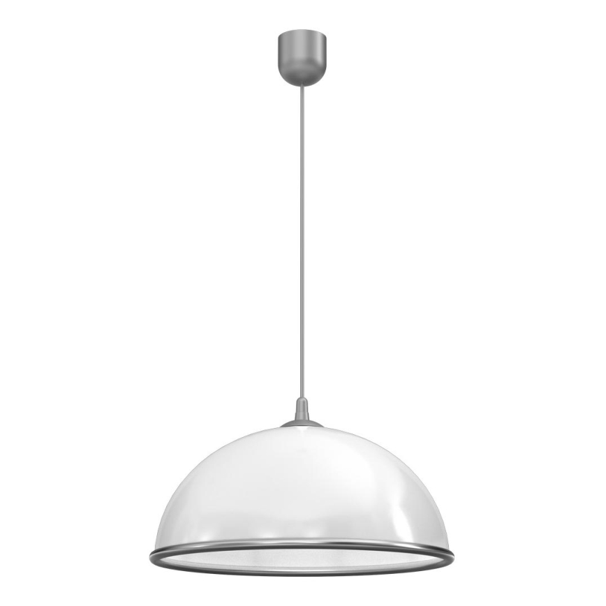 Luster na sajli KITCHEN 1xE27/15W/230V bela/sjajni krom