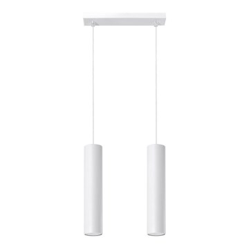 Luster na sajli LAGOS 2 2xGU10/40W/230V bela