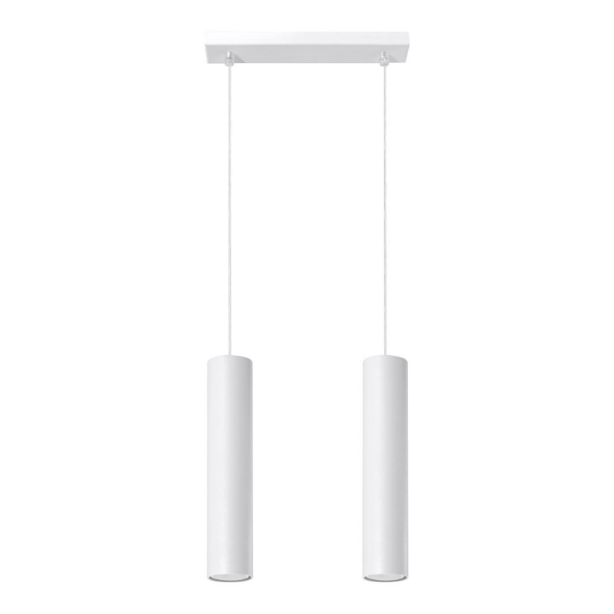 Luster na sajli LAGOS 2 2xGU10/40W/230V bela