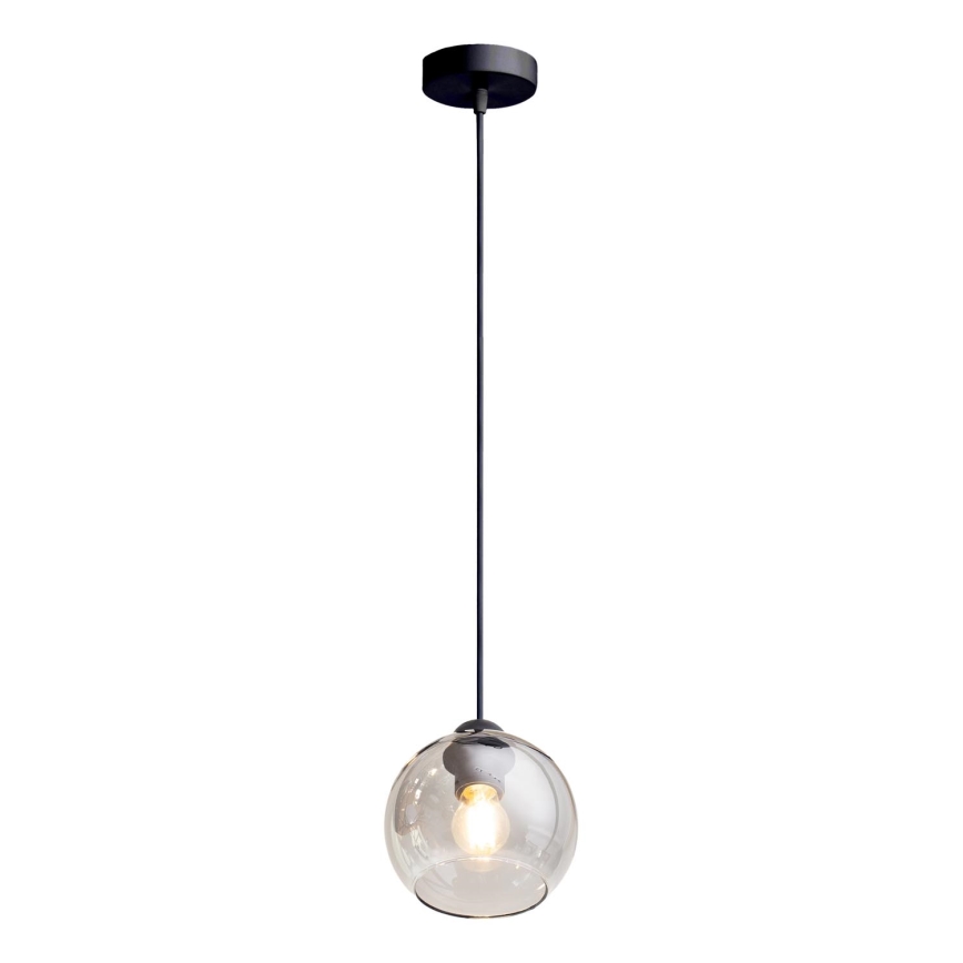 Luster na sajli LATIL 1xE27/60W/230V crno
