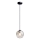 Luster na sajli LATIL 1xE27/60W/230V crno
