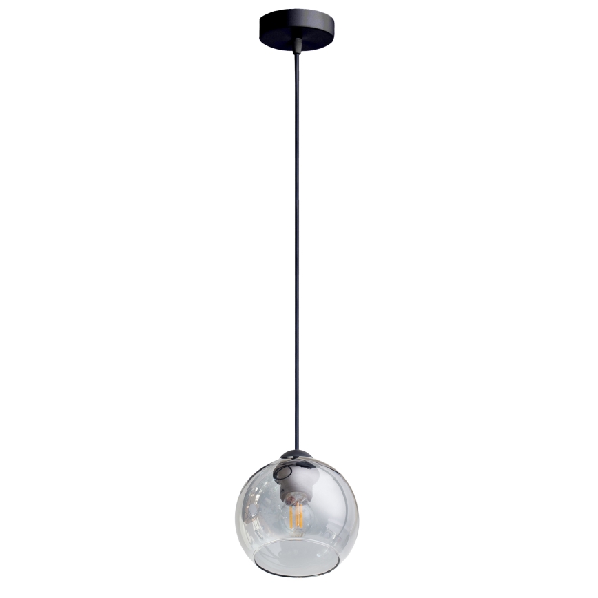 Luster na sajli LATIL 1xE27/60W/230V crno
