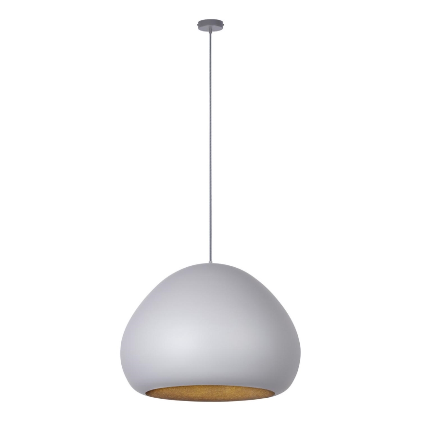 Luster na sajli LAVA 1xE27/15W/230V sivo/zlatna