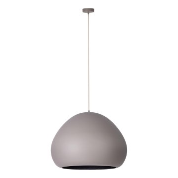 Luster na sajli LAVA 1xE27/15W/230V taupe/crno