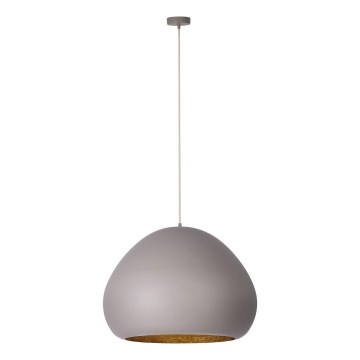 Luster na sajli LAVA 1xE27/15W/230V taupe/zlatna