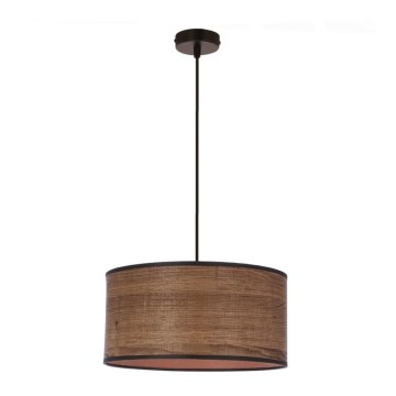 Luster na sajli LEGNO 1xE27/40W/230V pr. 30 cm braon