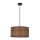 Luster na sajli LEGNO 1xE27/40W/230V pr. 30 cm braon