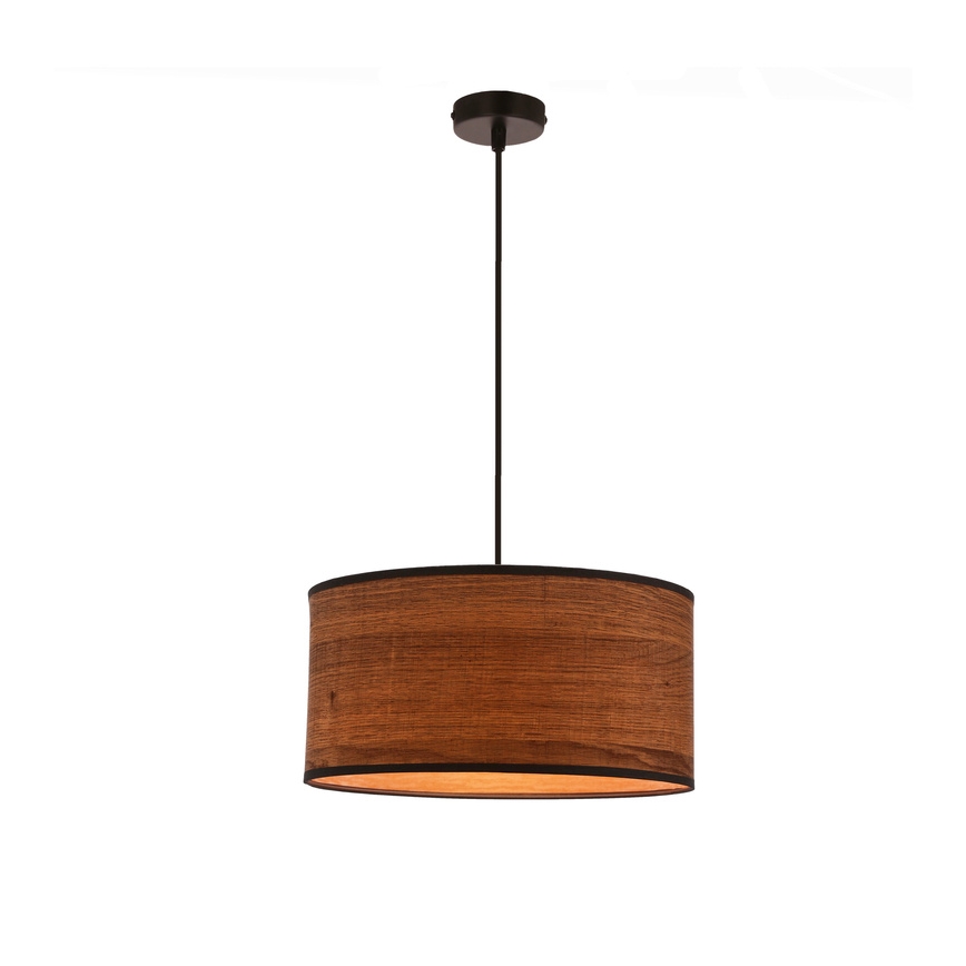 Luster na sajli LEGNO 1xE27/40W/230V pr. 30 cm braon