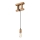 Luster na sajli LEON 1xE27/60W/230V bukva