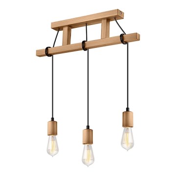 Luster na sajli LEON 3xE27/60W/230V bukva