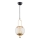 Luster na sajli LERANS 1xE27/60W/230V
