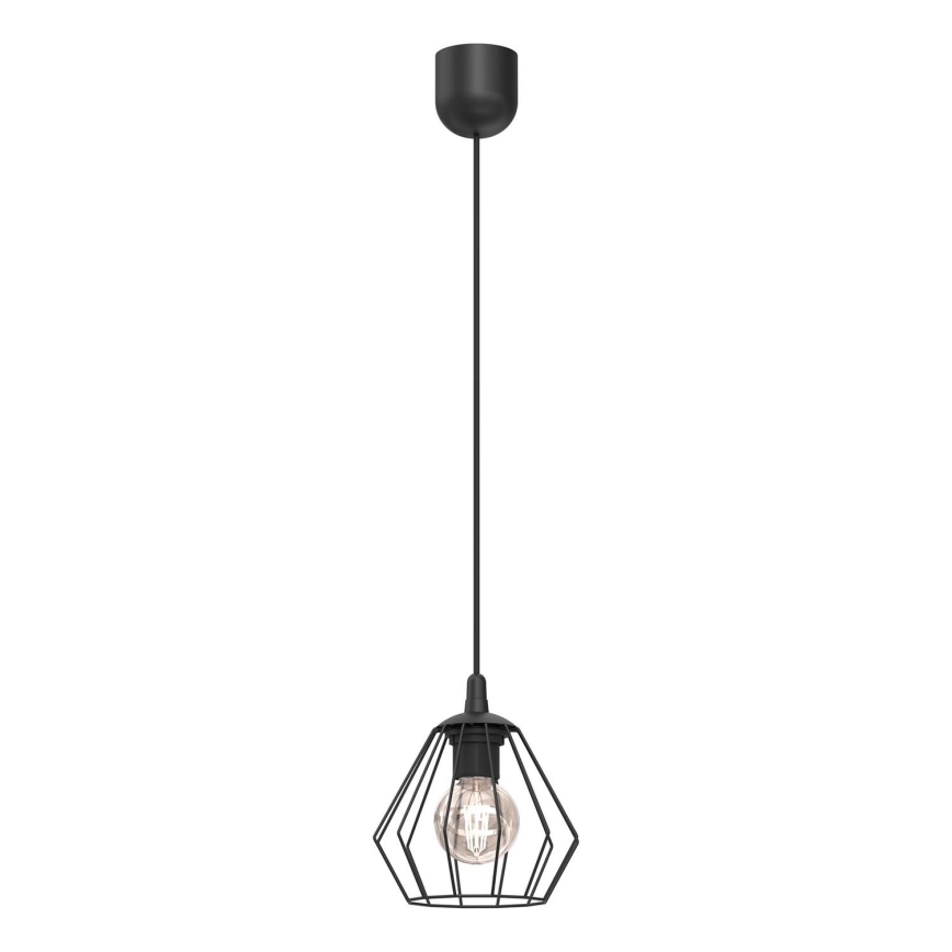 Luster na sajli LETI 1xE27/15W/230V crno