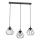 Luster na sajli LETI 3xE27/15W/230W crno