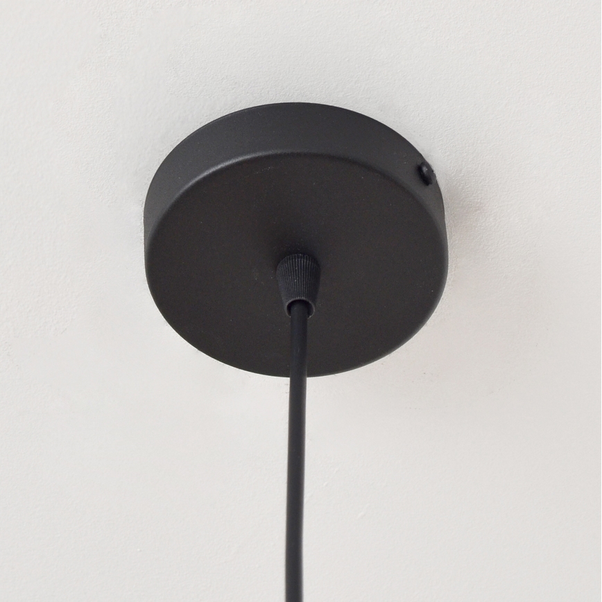 Luster na sajli LILI 1xE27/15W/230V crno/sivo