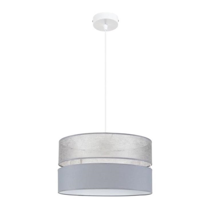Luster na sajli LIMA 1xE27/60W/230V sivo