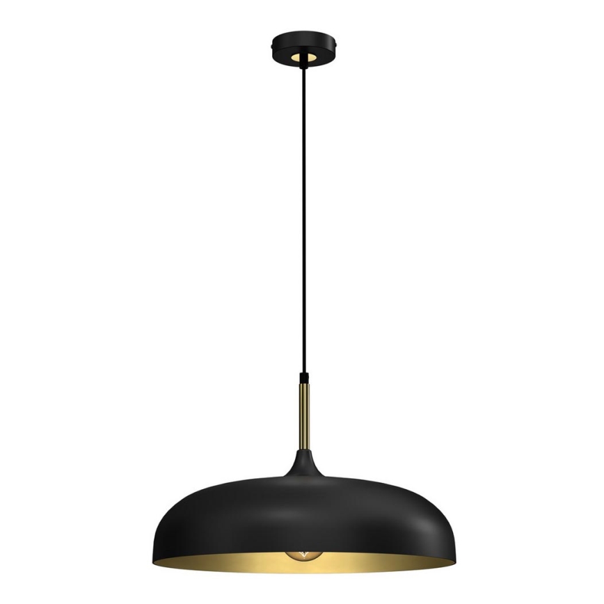 Luster na sajli LINCOLN 1xE27/60W/230V pr. 45 cm crno