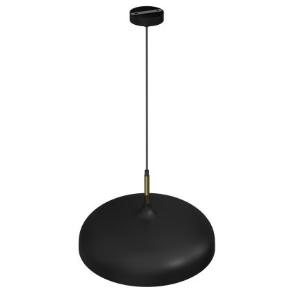 Luster na sajli LINCOLN 1xE27/60W/230V pr. 45 cm crno