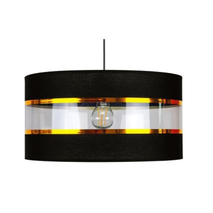 Luster na sajli LIND 1xE27/60W/230V crno