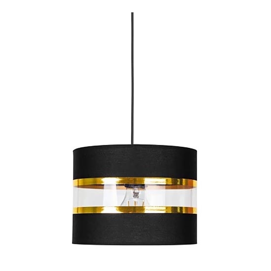 Luster na sajli LIND 1xE27/60W/230V crno