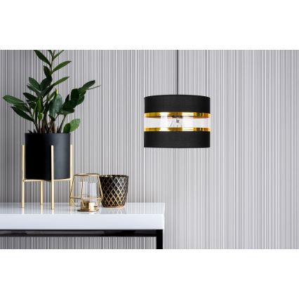 Luster na sajli LIND 1xE27/60W/230V crno