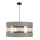 Luster na sajli LIND 1xE27/60W/230V sivo