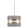 Luster na sajli LIND 1xE27/60W/230V sivo