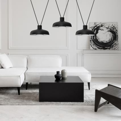 Luster na sajli LINEA 3xGX53/12W/230V crno