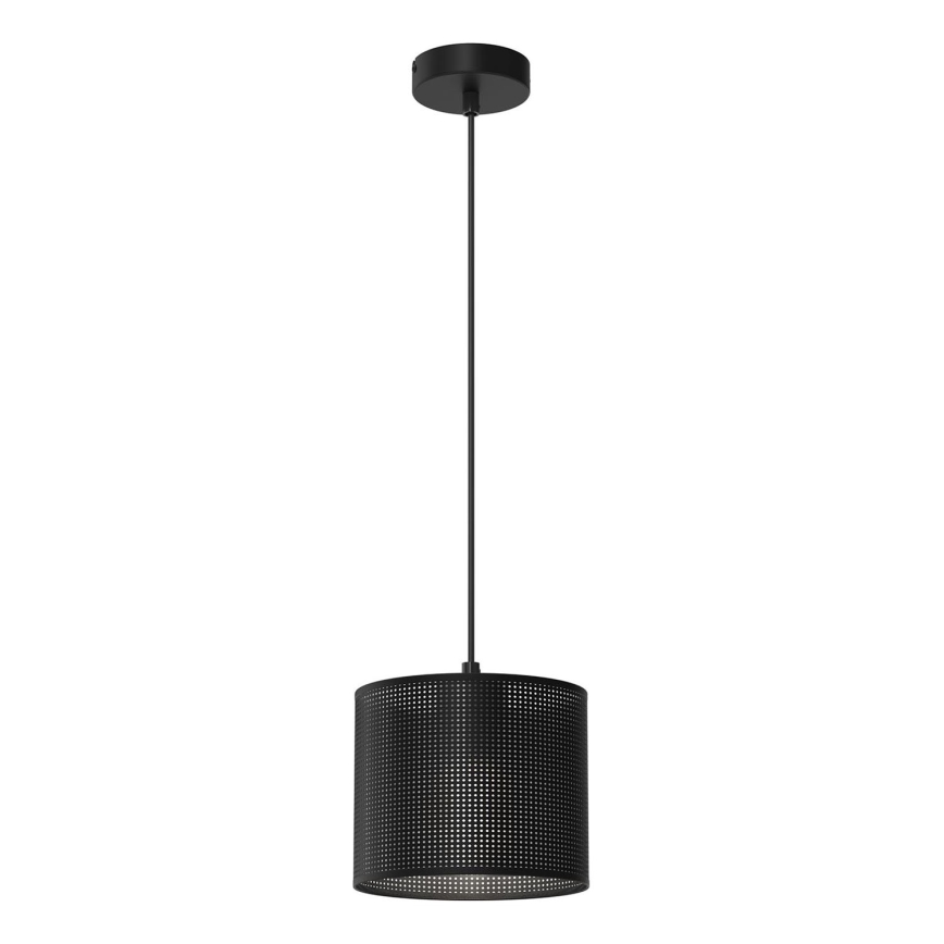 Luster na sajli LOFT SHADE 1xE27/60W/230V pr. 18 cm crno