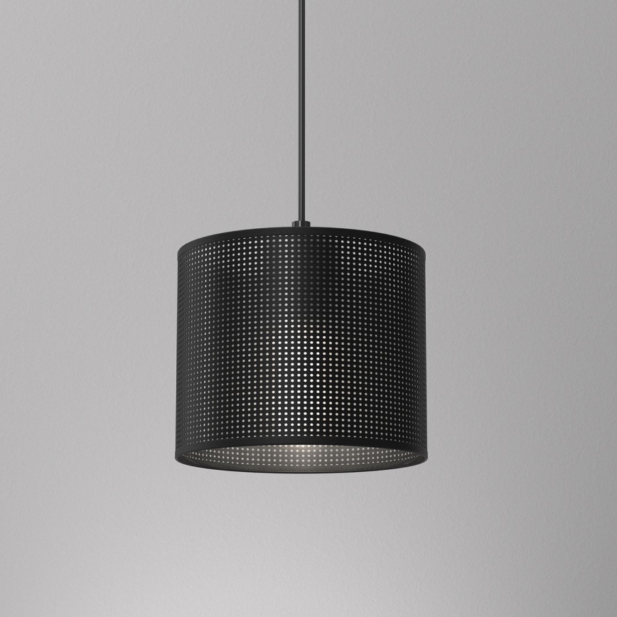 Luster na sajli LOFT SHADE 1xE27/60W/230V pr. 18 cm crno