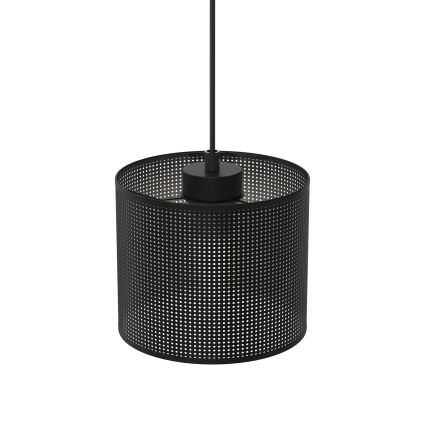 Luster na sajli LOFT SHADE 1xE27/60W/230V pr. 18 cm crno