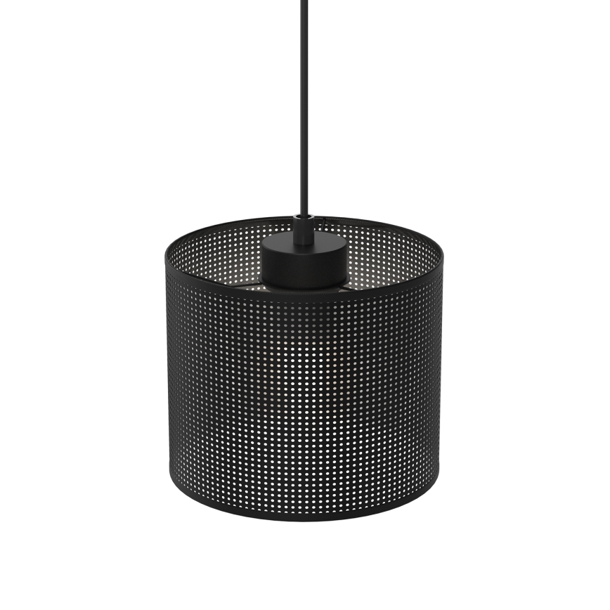 Luster na sajli LOFT SHADE 1xE27/60W/230V pr. 18 cm crno