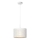 Luster na sajli LOFT SHADE 1xE27/60W/230V pr. 25 cm bela/zlatna