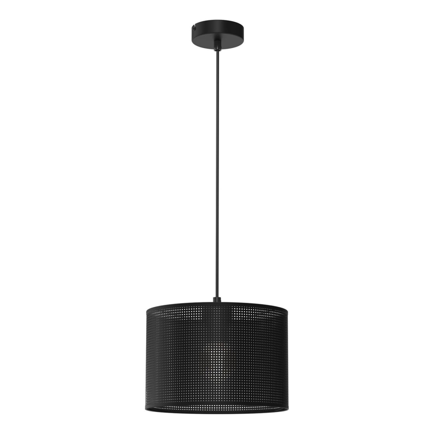Luster na sajli LOFT SHADE 1xE27/60W/230V pr. 25 cm crno