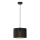 Luster na sajli LOFT SHADE 1xE27/60W/230V pr. 25 cm crno/zlatna