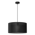 Luster na sajli LOFT SHADE 1xE27/60W/230V pr. 40 cm crno