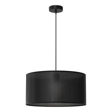Luster na sajli LOFT SHADE 1xE27/60W/230V pr. 40 cm crno