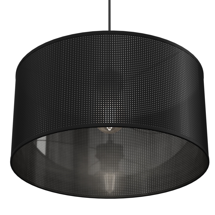 Luster na sajli LOFT SHADE 1xE27/60W/230V pr. 40 cm crno